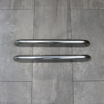 FHBT60-0901-IND Polished Aluminium Partition Grab Rail